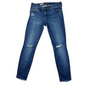 KUT Women's Connie Skinny Distressed Ankle Jeans Size 8